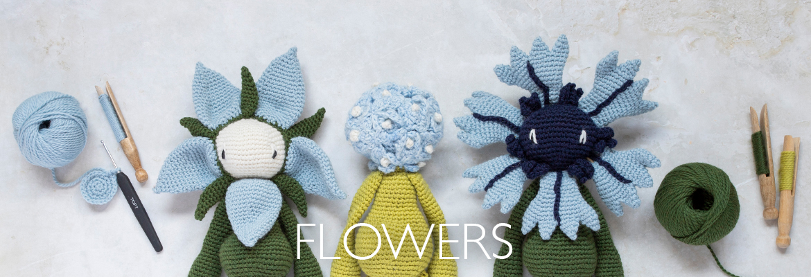 flowers patterns pastel garden crochet toft